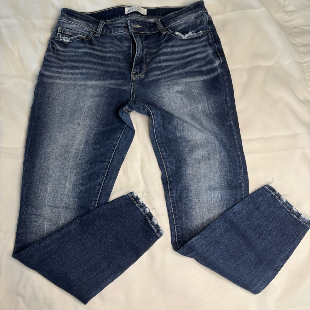 BKE gabby Denim Jeans Curvy High Waisted Ankle Skinny Sz 29